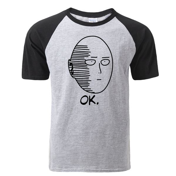 

funny one punch saitama sensei japan anime raglan summer casual hip hop harajuku streetwear hooded sweatshirt hoodie men t shirt