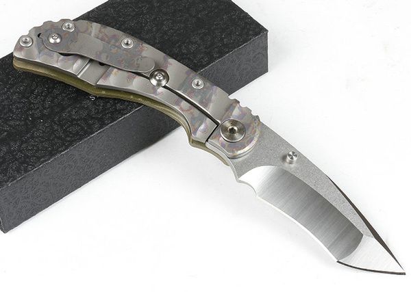 В наличии!! Тактический складной нож D2 Coney Wash Tanto Point Blade G10 + TC4 Титановый сплав Ручка на открытом воздухе EDC карманные ножи