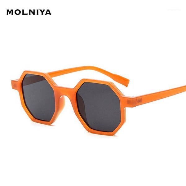 

retro polygon sunglasses women pc frame sun glasses men brand designer hexagon black red leopard print frame eyewear1, White;black