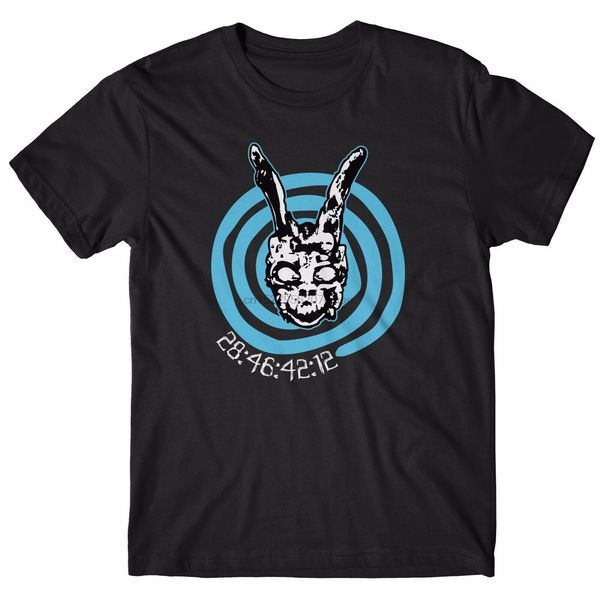 

t-shirt uomo donnie darko - spiral - maglietta 100% cotone - nero sport hooded sweatshirt hoodie
