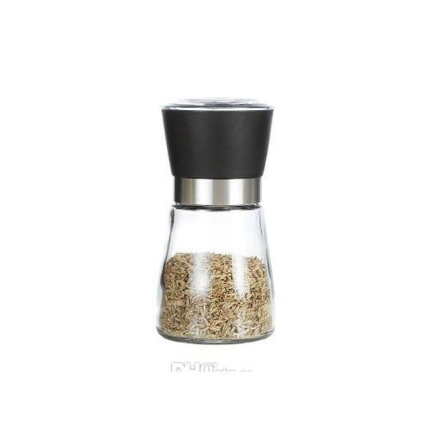 

salt and pepper mill grinder plastic pepper grinder shaker spice salt container connt jar holder grinding jllklu bdedome