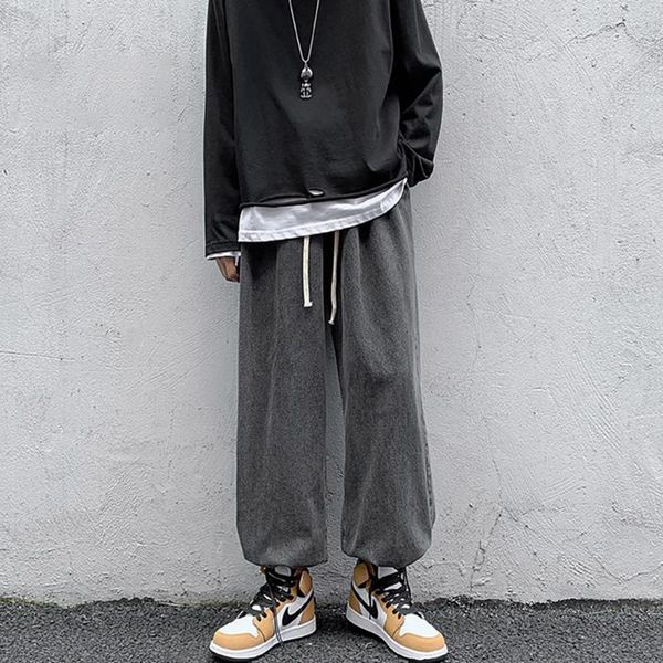 

men's jeans justar autumn small leg pants loose elastic band, Blue