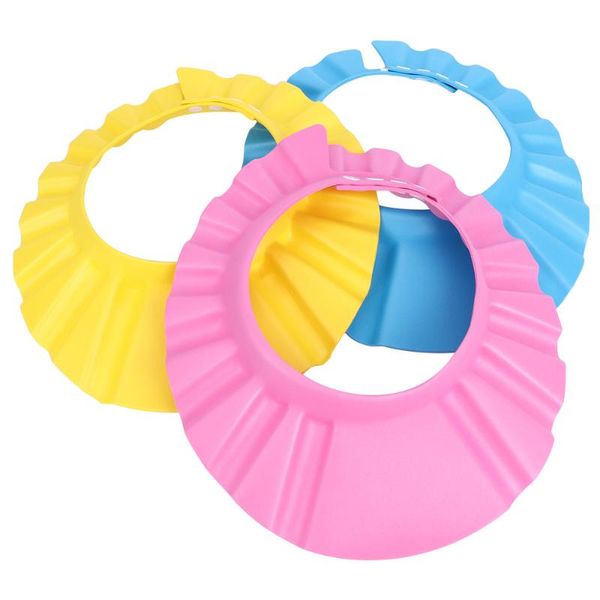 

shower caps creative adjustable kids cap baby soft shampoo hat care bath protection for kid accessory