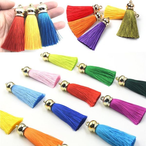 

5pcs lot 70mm silk tassels earrings accessories craft tassels for curtain diy crafts handmade gift jewelry making accessories h wmtufk