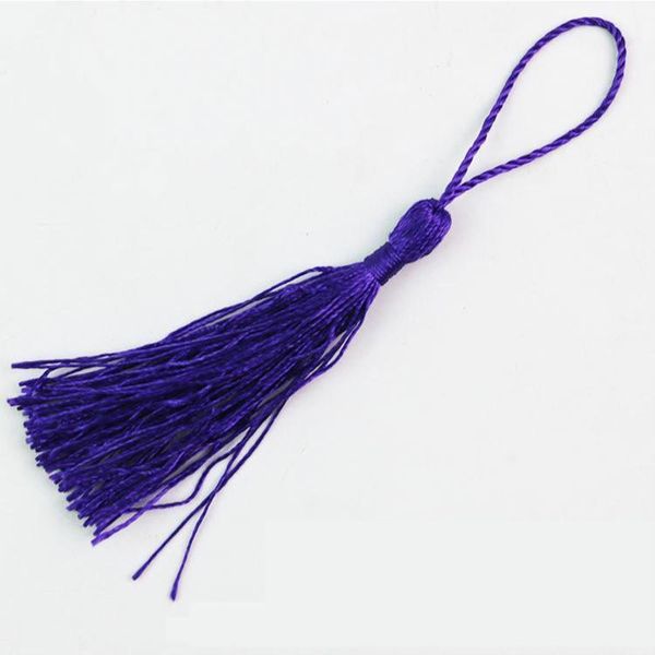 

100pcs dacron tassel pendant dacron chinese knot clothing curtain pendant accessories materials diy bookmark tassel 24color h qyllbs