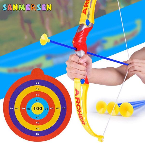 

children outdoor sports shooting toys for children simulation plastic bow and arrow for kids boys toys safety soft eva arrow wmtvwf