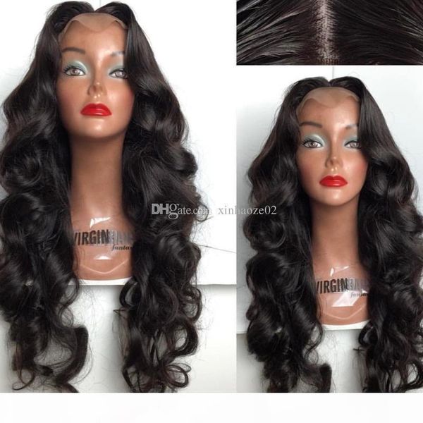 

glueless full lace human hair wigs with baby hair human hair lace front wigs black women virgin brazilian full lace frontal wigs, Black;brown