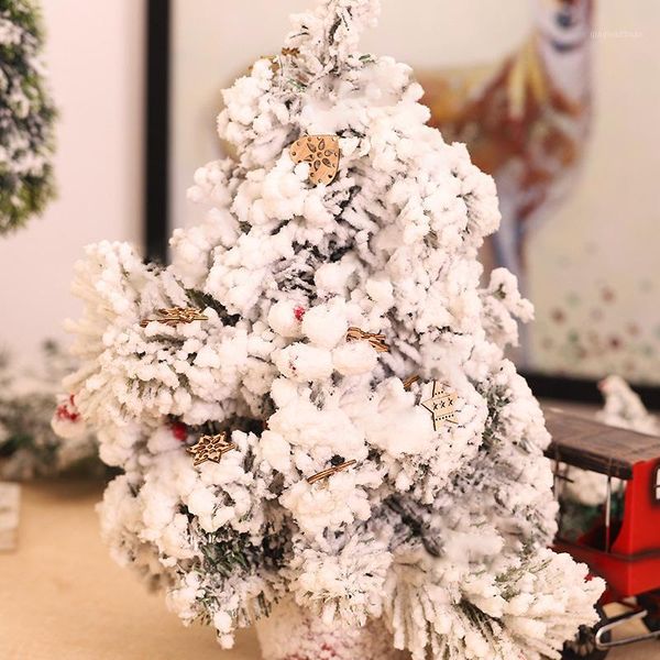 

lemon25pcs christmas decoration wooden snowflake christmas tree deer natural wooden diy tree hanging ornaments1