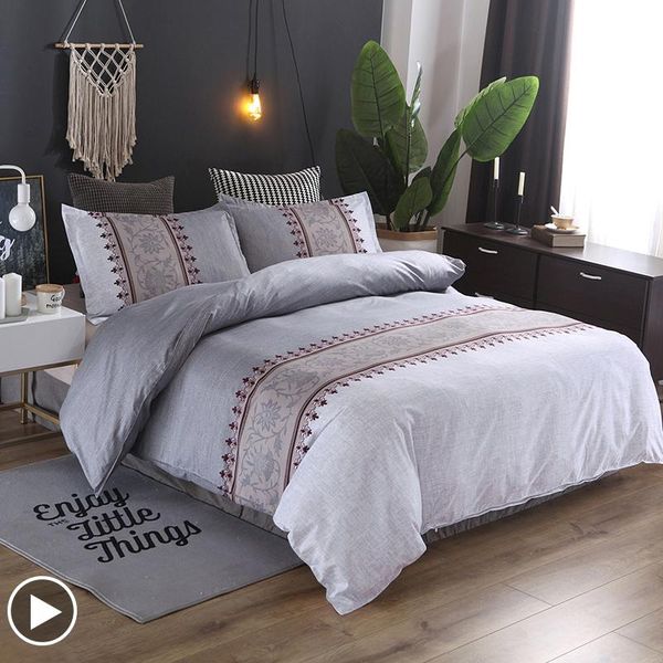 

sisher luxury bedding set bohemian floral printed duvet cover sets bed linens quilt covers single  king size bed clothes