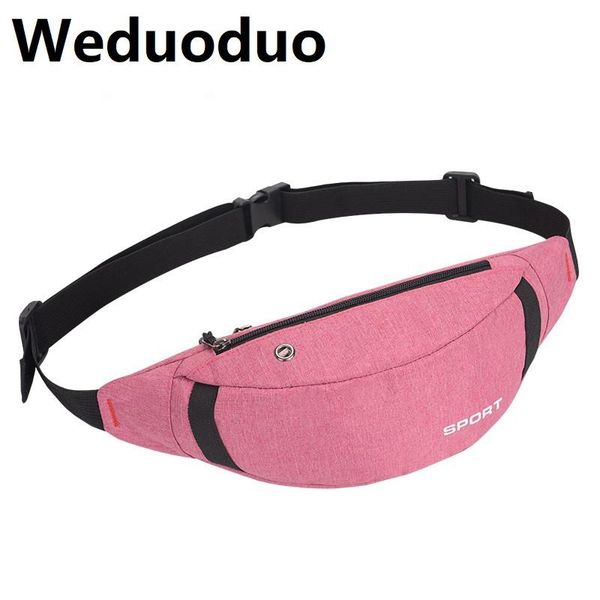 

weduoduo women fanny bag men casual waterproof waist pack bag pouch travel hip bum fashion nylon belt