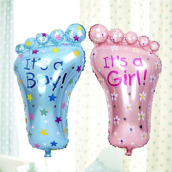 

1шт 79x45cm мальчик девушки ног форма алюминиевой фольги шары globs baby shower boy birthday party decoration летию со дня рождения болл