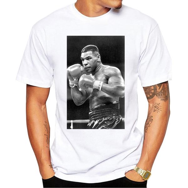 

fashion mike tyson poster printed casual sleeveharajuku streetwear retro popular design hipster cool hooded sweatshirt hoodie men t shirt