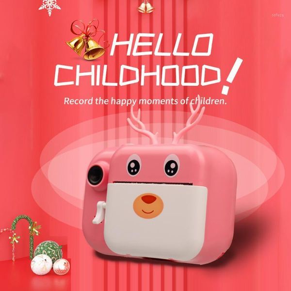 

digital cameras hd 1080p lens toys kids camera children instant print polaroid with thermal po paper birthday christmas gifts1