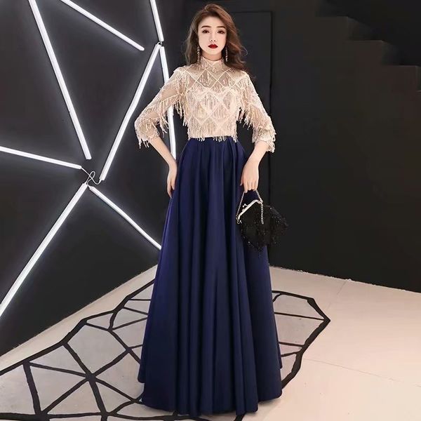 

2021 robe soiree new style tassel evening dressed luva from three rings association length ncf7, Black;red