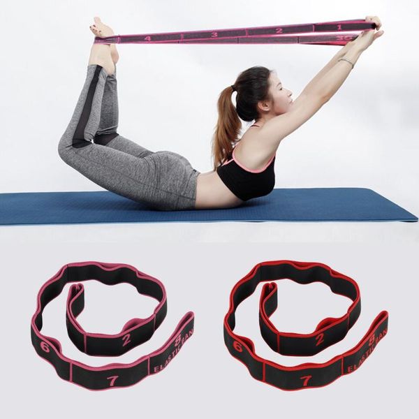 

resistance bands yoga belt pull strap elastic latin dance stretching band pilates training gym home fitness exercise