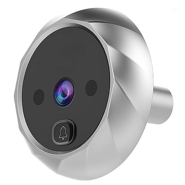 

2.8 inch lcd color sn digital doorbell electronic peephole night-vision motion sensor door camera viewer silver1