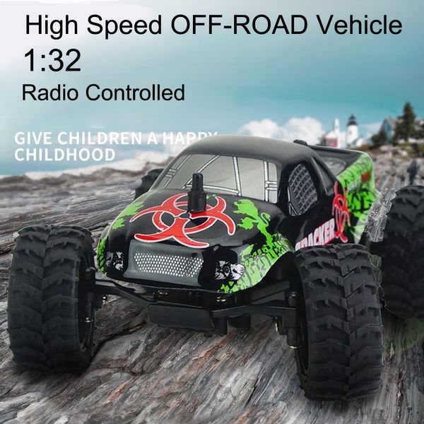 Hiinst 2019 Новые дистанционные дистанционные игрушки 1:32 Масштаб RC Monster Truck Radio Remote Control Beggy Big Close Off-Road Cross LJ200919