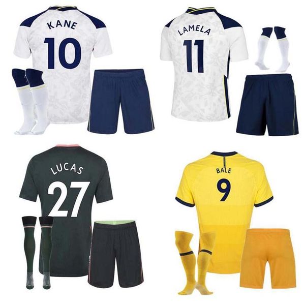 

20 21 kane son bergwijn ndombele football jersey 2020 2021 lucas dele tottenham jersey football lo celso home bale men's clothing + chi, Black;yellow