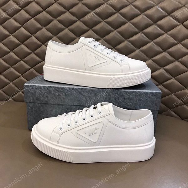 

platform shoes fashion white men women shoes leather lace sole sneakers white black outdoor casual shoes sneakers size 38-44, Black;red