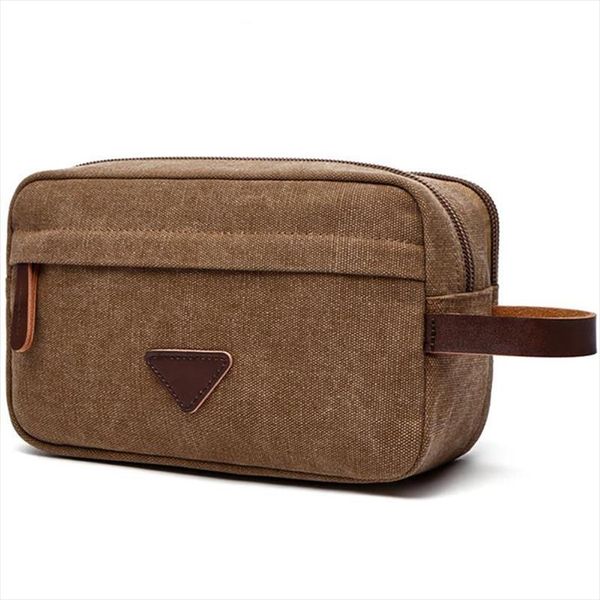 

men travel organizer bags for shaving kits canvas cosmetic makeup toiletry bag double compartments women beauty case