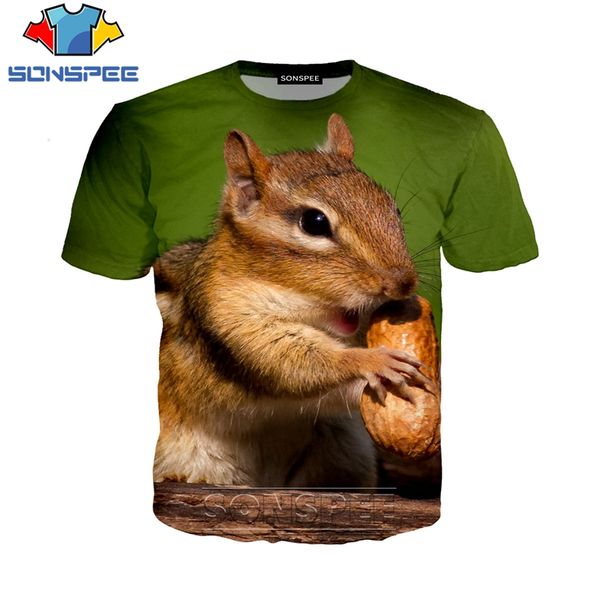 

squirrel new cute chipmunk 3d print shirts anime hippie graphic men clothing