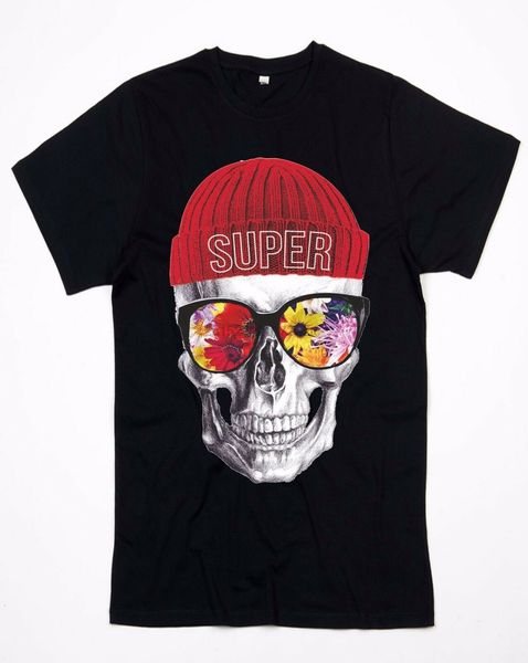 

дизайнеры балахон shirt long choker модель рэпер череп hat футболки толстовка