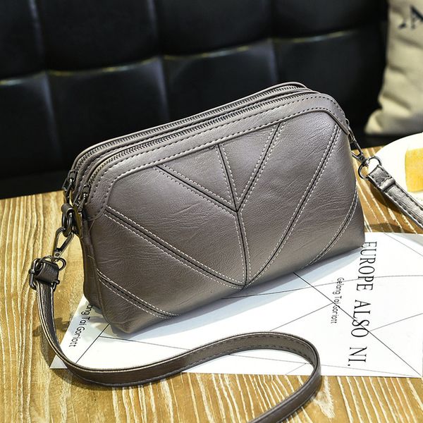 

hbp non-brand bag pu soft leather shoulder bag leaf pattern hanchao women's road sewing decoration bag 4 sport.0018 0blf