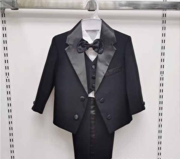 Bekleidungssets Klassischer zweireihiger formeller Anzug für kleine Jungen/Babykleidung/5-teiliges Anzugset für Jungen mit Gentleman-Fliege 3318