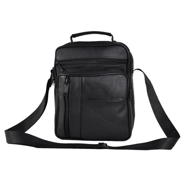 

messenger travel cross body real leather single-shoulder business briefcase men