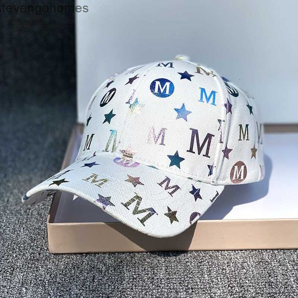 

men's baseball hat letter women's cap new graffiti and women's versatile curved brim sun hat leisure fashion cap, Blue;gray