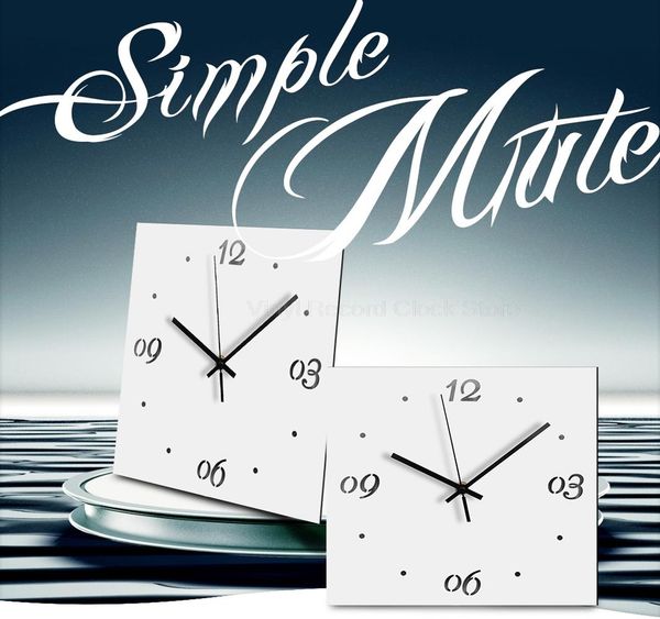 

декоративные большие деревянные настенные часы современный дизайн квадрат silent висит настенные часы квадратная европа деревянные цифровые