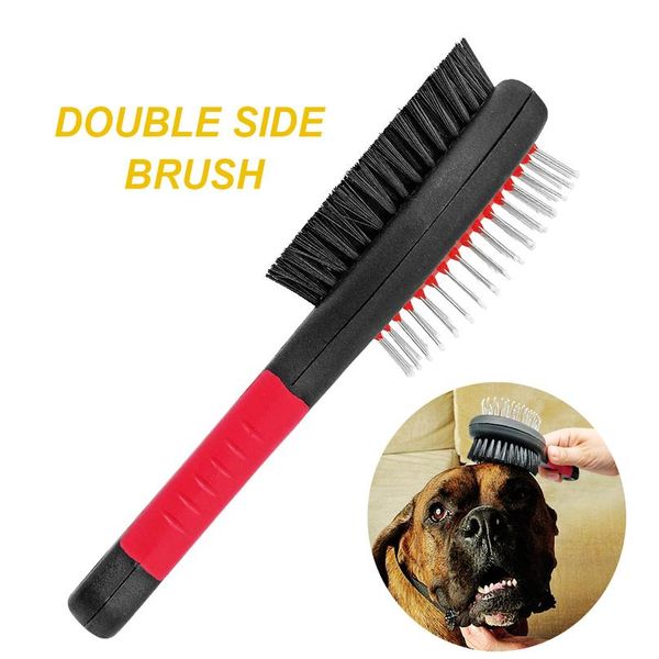 

dog grooming comb brush set cat nail clippers stainless steel comb pet hair grooming tool set for short long hair d bbybxi