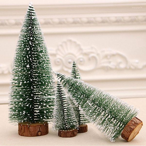 

mini christmas tree decor pine needle shooting props scene xmas flocking stained cedar deskchristmas ornaments1