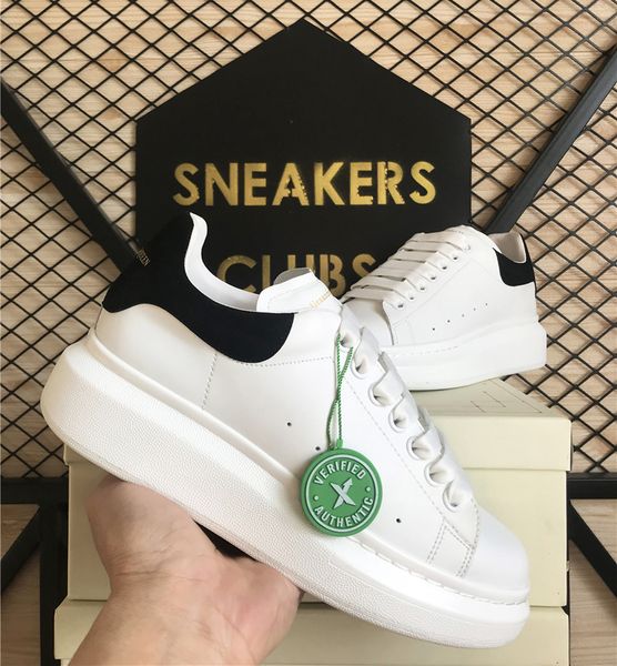 

влюбленные белые туфли, платформа высота повседневной обуви, 3 м светоотражающие мужчины женские кроссовки кожаные черные моды любовники пло, Black