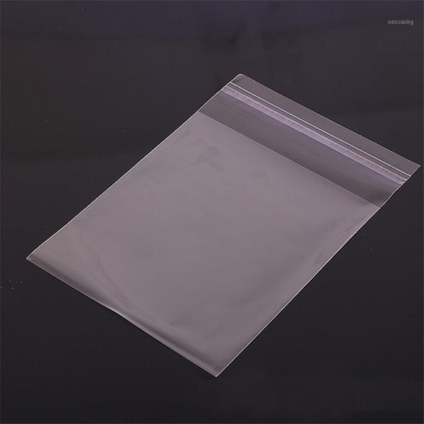 Geschenkverpackung 100pcs Cellophan Polybeutel Opp Seal Verpackungsbeutel Schmuckbeutel unterschiedlich Größe klares plastisches wasserdofes Design1