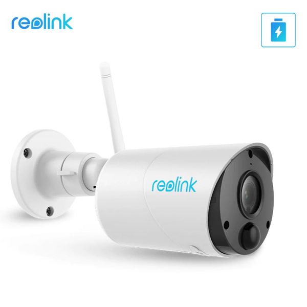 

reolink argus eco ip camera outdoor wireless security cam 1080p rechargeable battery powered surveillance camera with pir