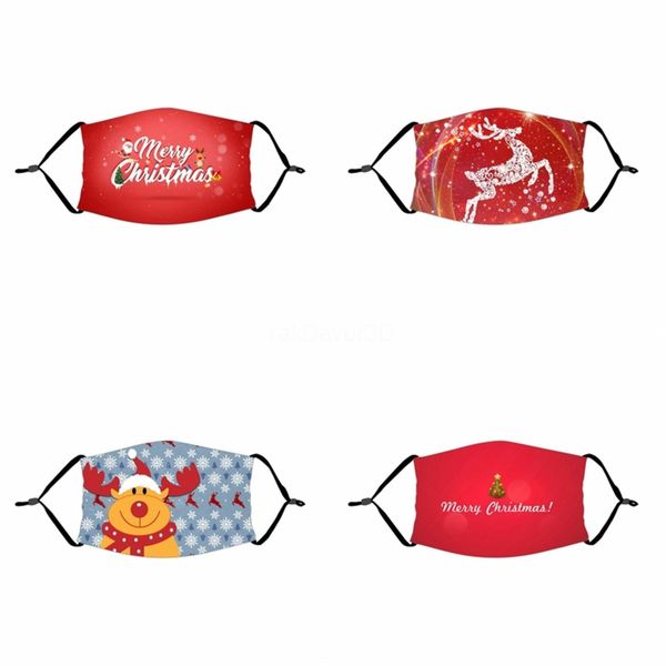 

ear printing party ice silk anti-pollution oy girls cartoon face masksanti-dust washable masks#352, Black