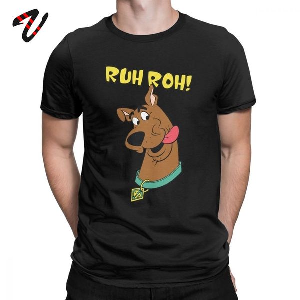 

sport cotton men t- shirts scooby doo ruh roh men t shirt funny tee shirt crew neck t shirts summer tees