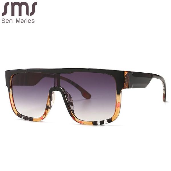 

sunglasses oversized square one lens stripe men women fashion shades uv400 vintage glasses, White;black