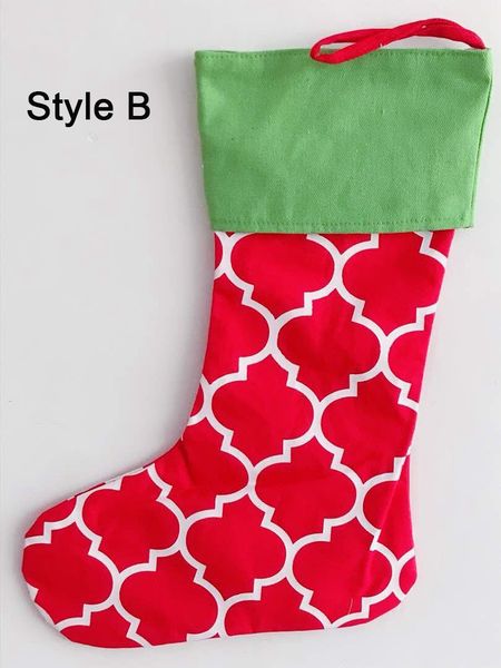 

christmas stocking strip xmas stocking candy gift bag santa bag plain burpla xmas socks bag christmas decorative socks bags eee2714