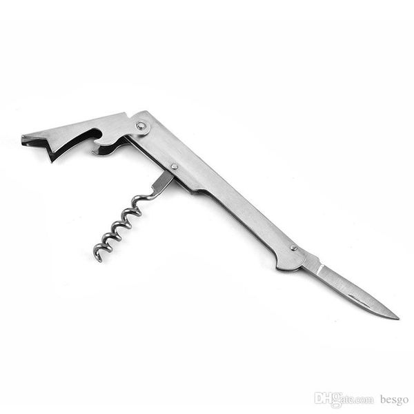

multifunction red wine opener sea horse bottle opener pulltap double hinged corkscrew knife stainless steel beer bottle opener vt0350