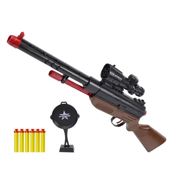 AK47 M416 Винтовка Снайперские Детские игрушечные Оружие Ручной Модель Мягкая Пуля Безопасный Бластер Пистолет Мальчики Детские Дети Рождения Подарки Открытые игры