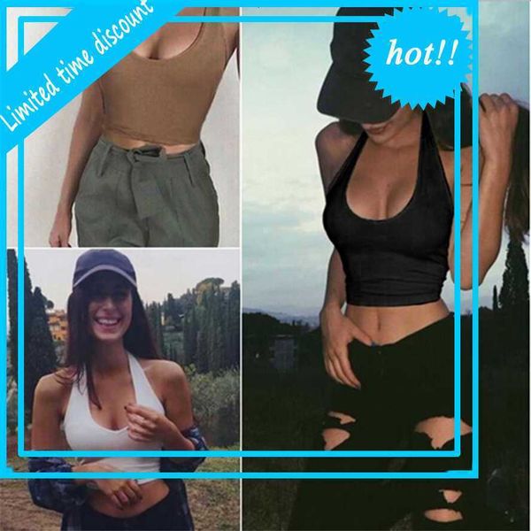 

womens casual slim mouwlless tank 2021 effects crop for ladies fitness vest women clothing summer, White