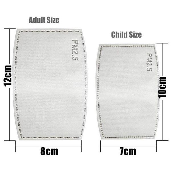

dhl anti pm2.5 carbon filter paper for child kids insert protective filter for diy face mask 5 layers filter activated carbon 3 awx2
