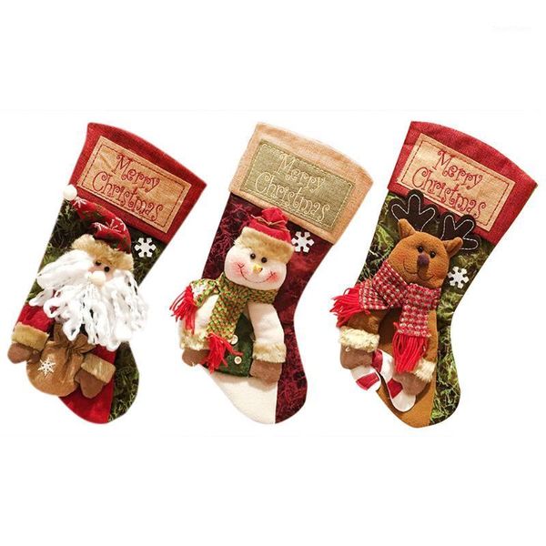 

christmas stockings leather flannel ornaments boots christmas tree pendant party home decoration supplies candy gifts bags1