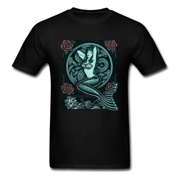 

christmas gift for friend blue mermaid custom summer & short sleeve slim fit printed hoodie designers t shirts sweatshirt