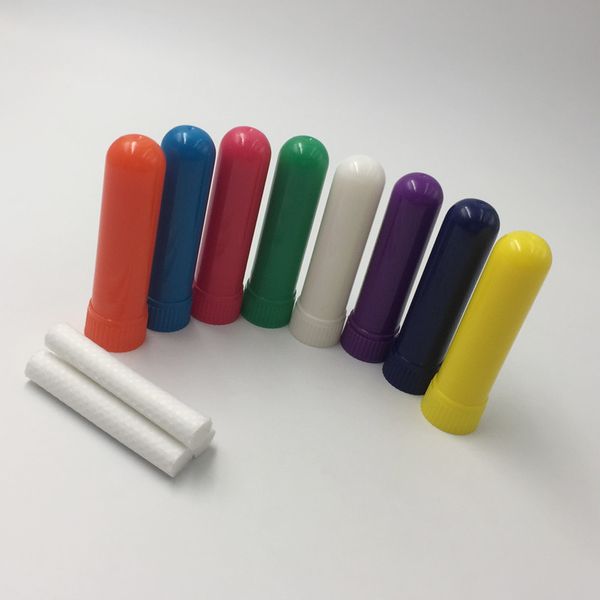 bastoncini per inalatore nasale vuoto, bastoncino per inalatori (colore bianco, produzione, 4 parti/set, spedizione gratuita 100 set/lotto)