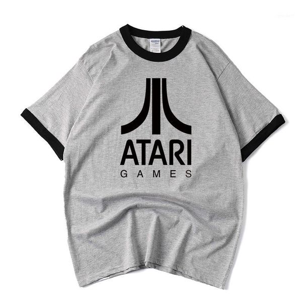 

men's t-shirts cool atari men t shirt man t-shirt brand summer cozy fashion 100% cotton mens tees gift s-2xl1, White;black