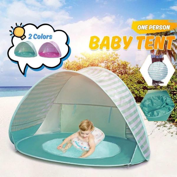 

tents and shelters camping hiking beach uv-proof portable tent sun shelter infant baby kid children toy pool water playing awning1