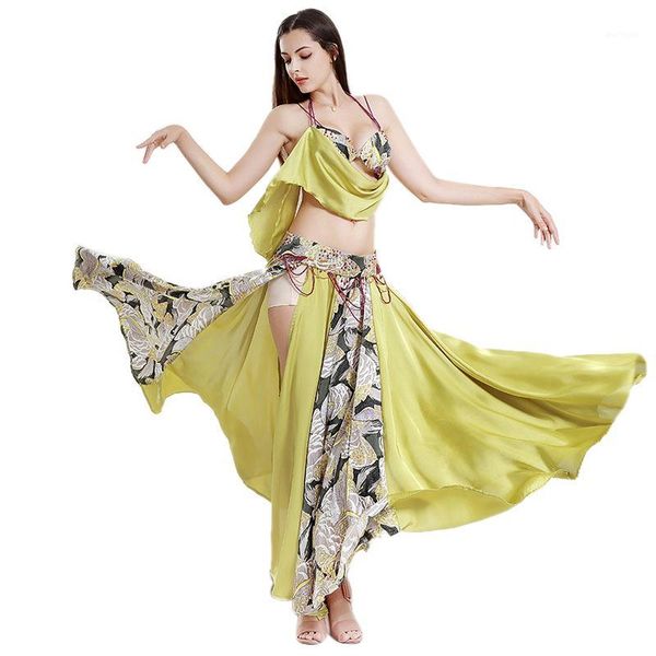 

belly dance autumn winter fairy long dress set high-end oriental dancing clothes competition outfit bellydance costume1, Black;red